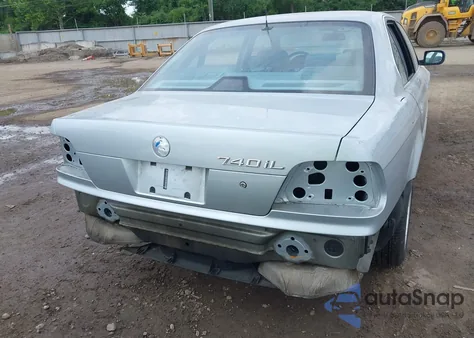 1998 BMW 740Il из США, поврежденный, VIN WBAGJ8320WDM24428